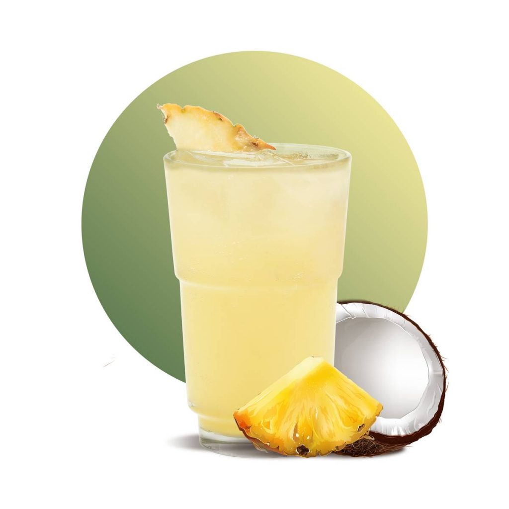 Coconut Pineapple Juice Quanta Egypt