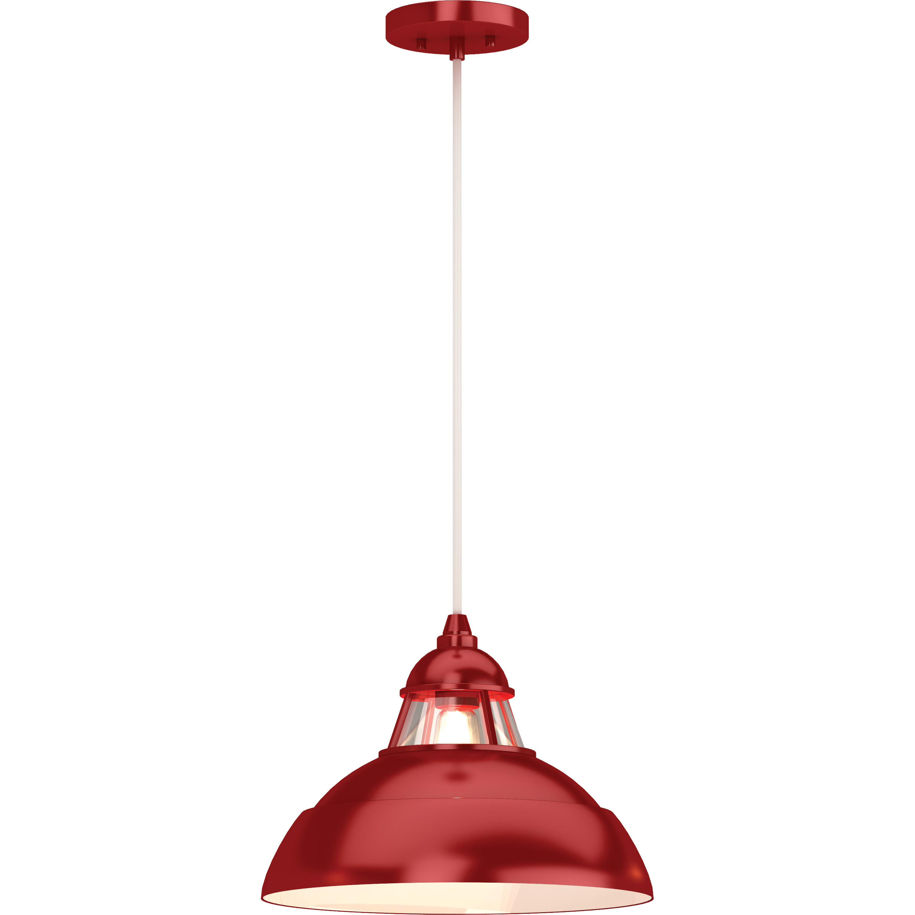 1888-16; Red Lighthouse RLM Pendant - QuantaLight