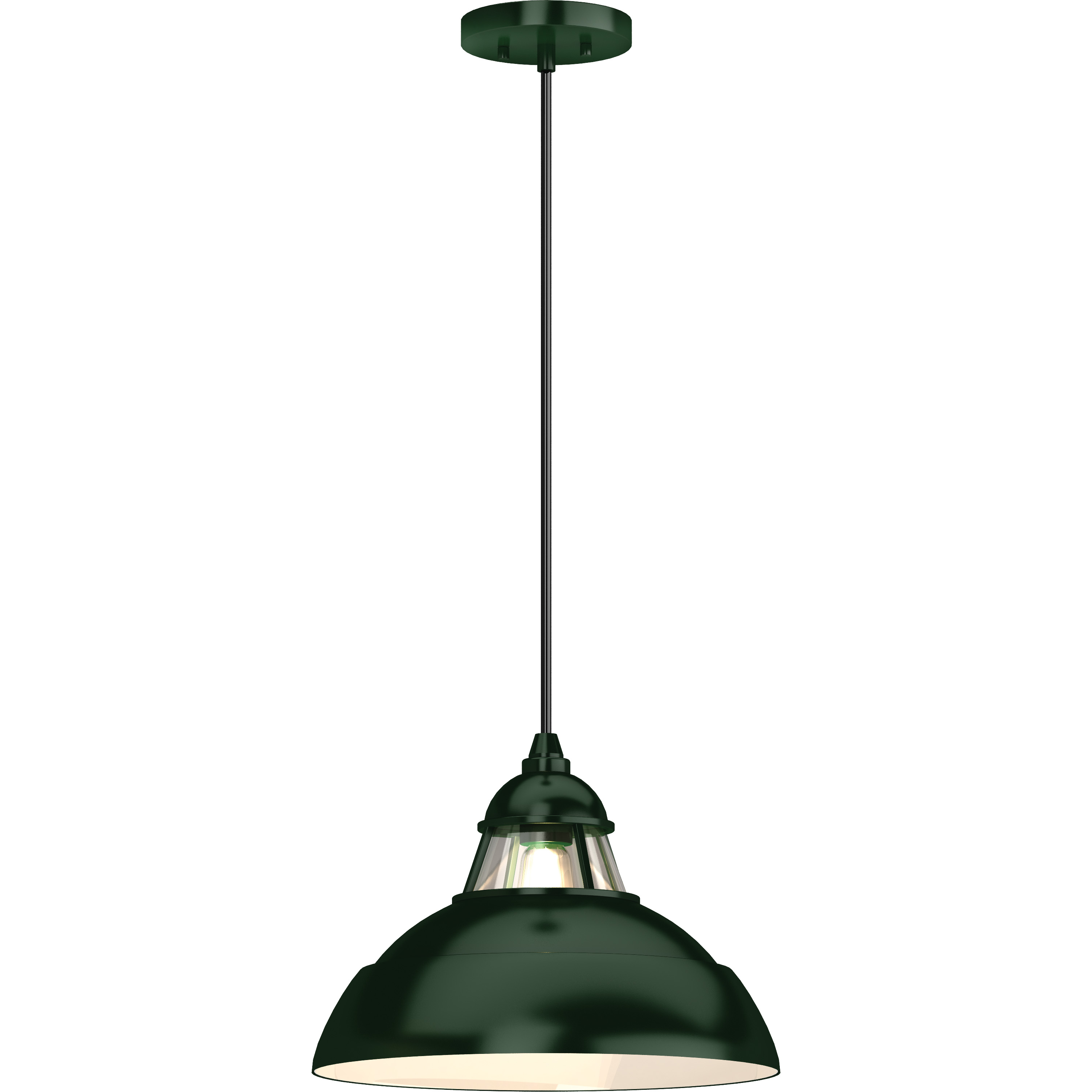 1888-17; Green Lighthouse RLM Pendant - QuantaLight