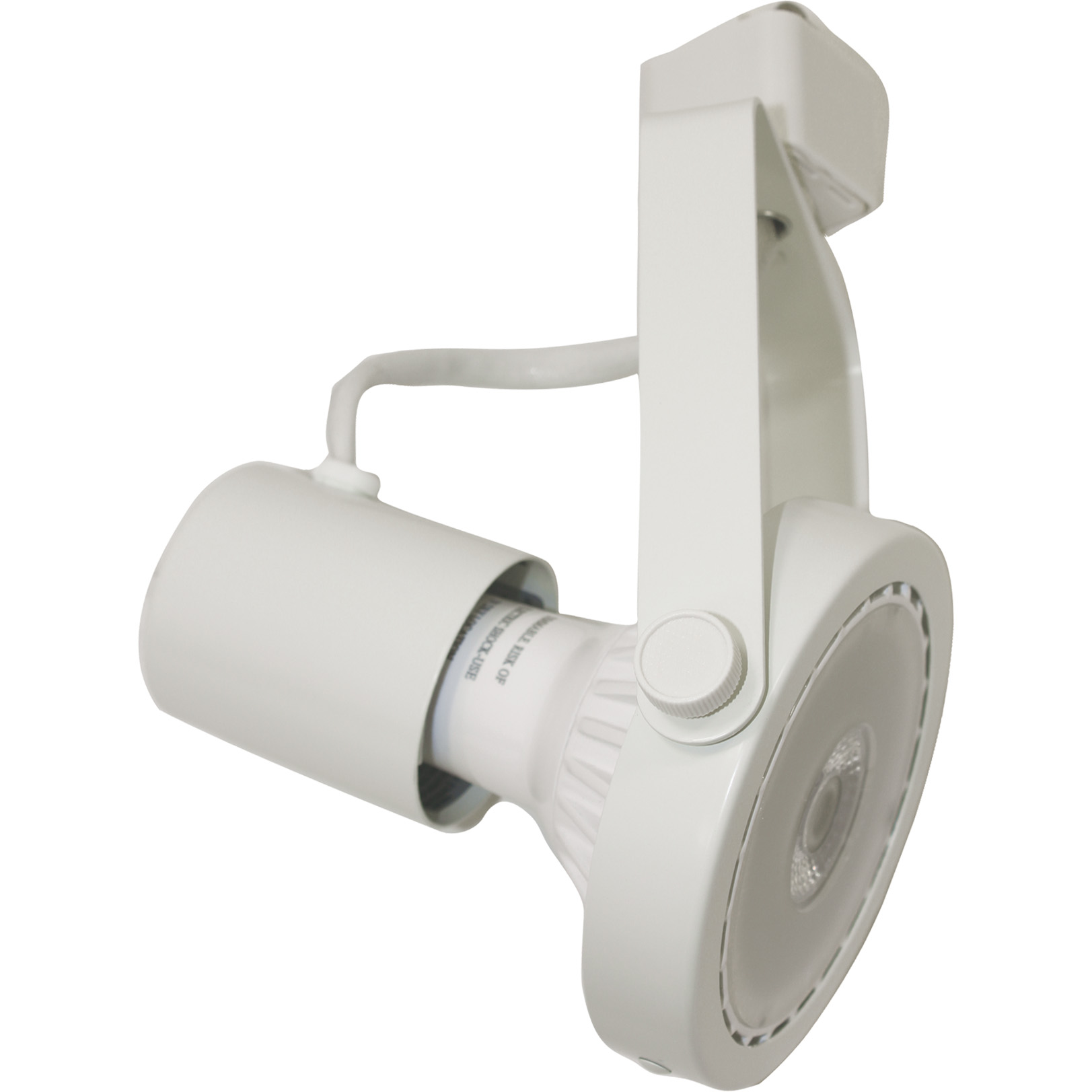 2777 / 2781; 5" Gimbal Ring Track Head; For LED or incandescent PAR38 lamps; (Black, White, or Silver Gray) - QuantaLight