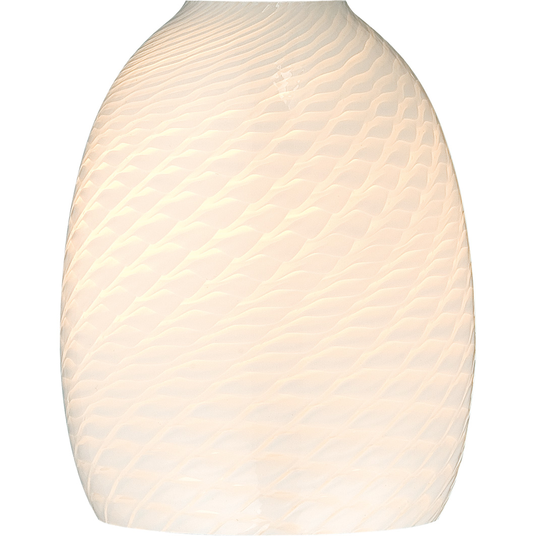 GS-500, White Frit Glass Dome Shade - QuantaLight