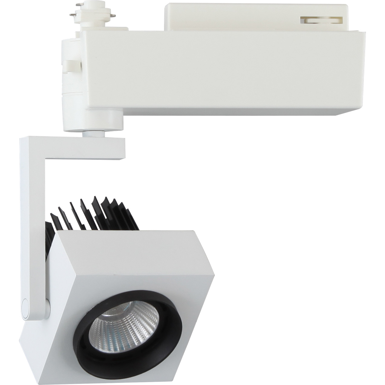 TL531; LED Track Head; 2 1/2" Aperture; Spot; 7 watts/550 lumens; 13 watts/950 lumens; 80 CRI - QuantaLight