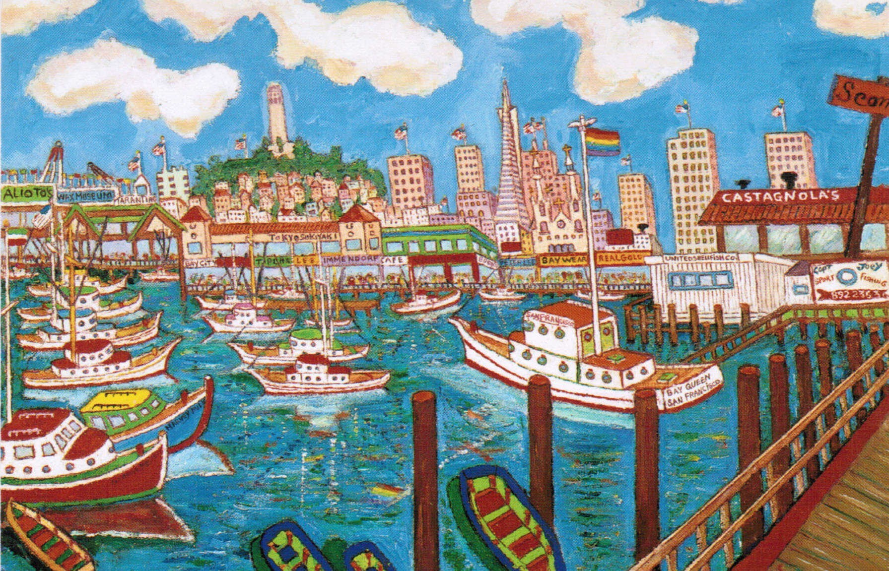 1050 Baghdad by the Bay, San Francisco California Quantity Postcards