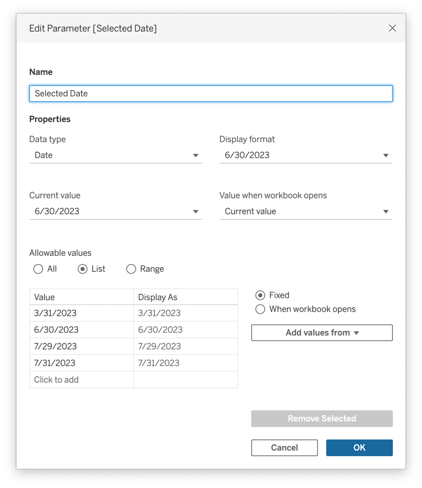 Tableau Radar Chart Visualizing Multivariate Data