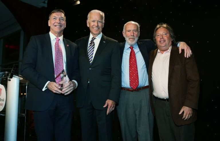 Pictured Middle right the founder of Renaissance Technologies Jim Simons