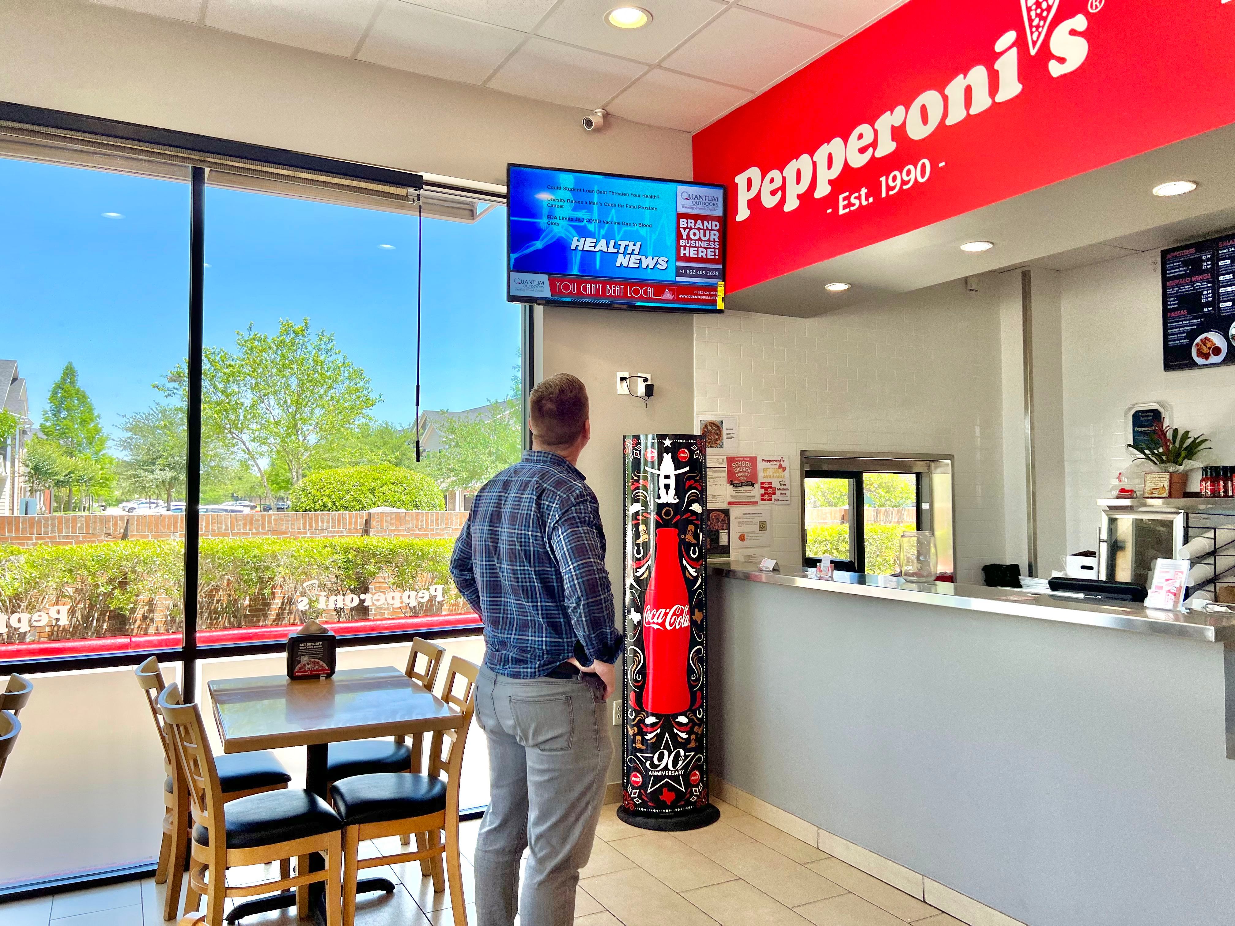 Local Indoor Digital Billboard Advertising Houston TX