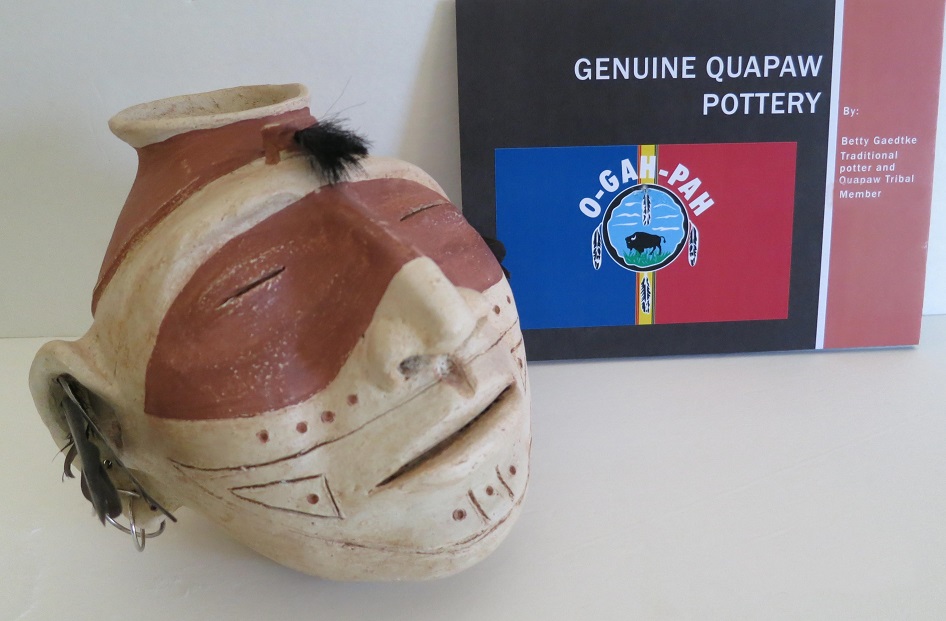 Quapaw Museum, Quapaw, Oklahoma TeMiZhiKa Pottery by Betty Gaedtke