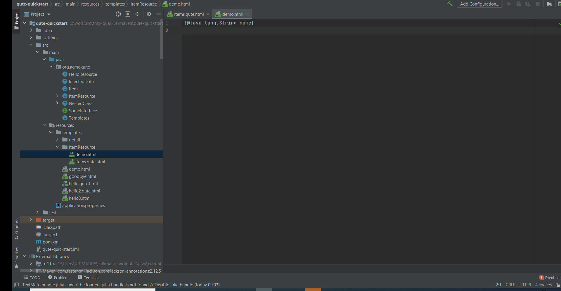 Quarkus Tools for IntelliJ 1.11.0 released! Quarkus