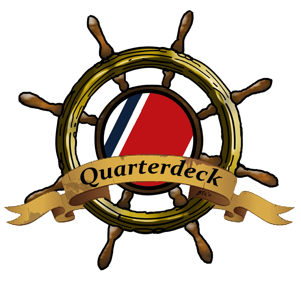 The Quarter Deck "Dont Give up the Ship." Capt. James Lawrence (USS