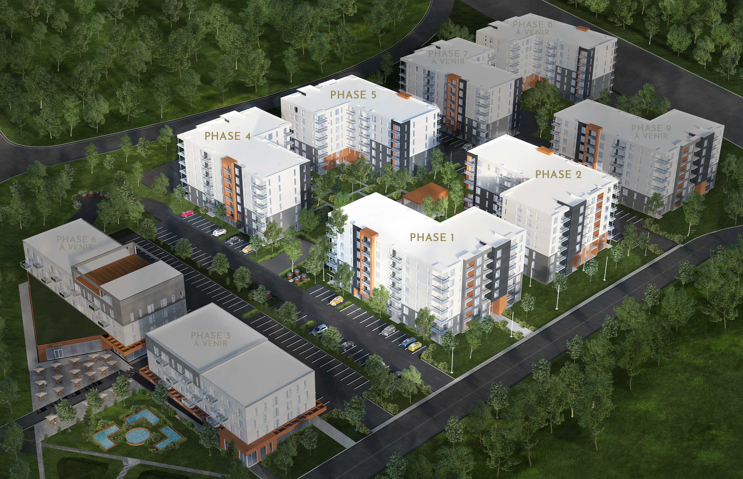 Condos à louer à Mascouche Voir les Caractéristiques Quartier 7