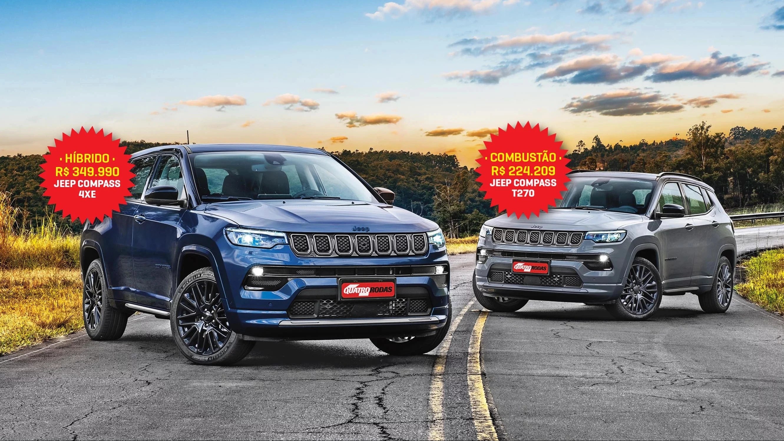 Compensa comprar um Jeep Compass 4xe? Testamos e comparamos híbrido e