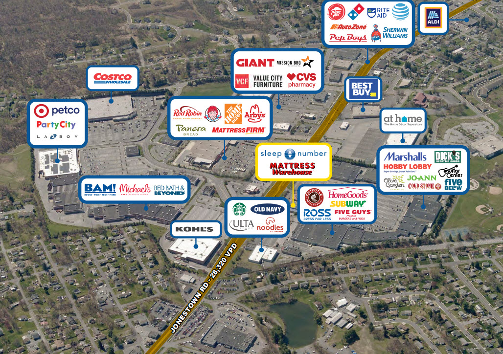 Sleep Number / Mattress Warehouse Harrisburg, PA Quattro Development