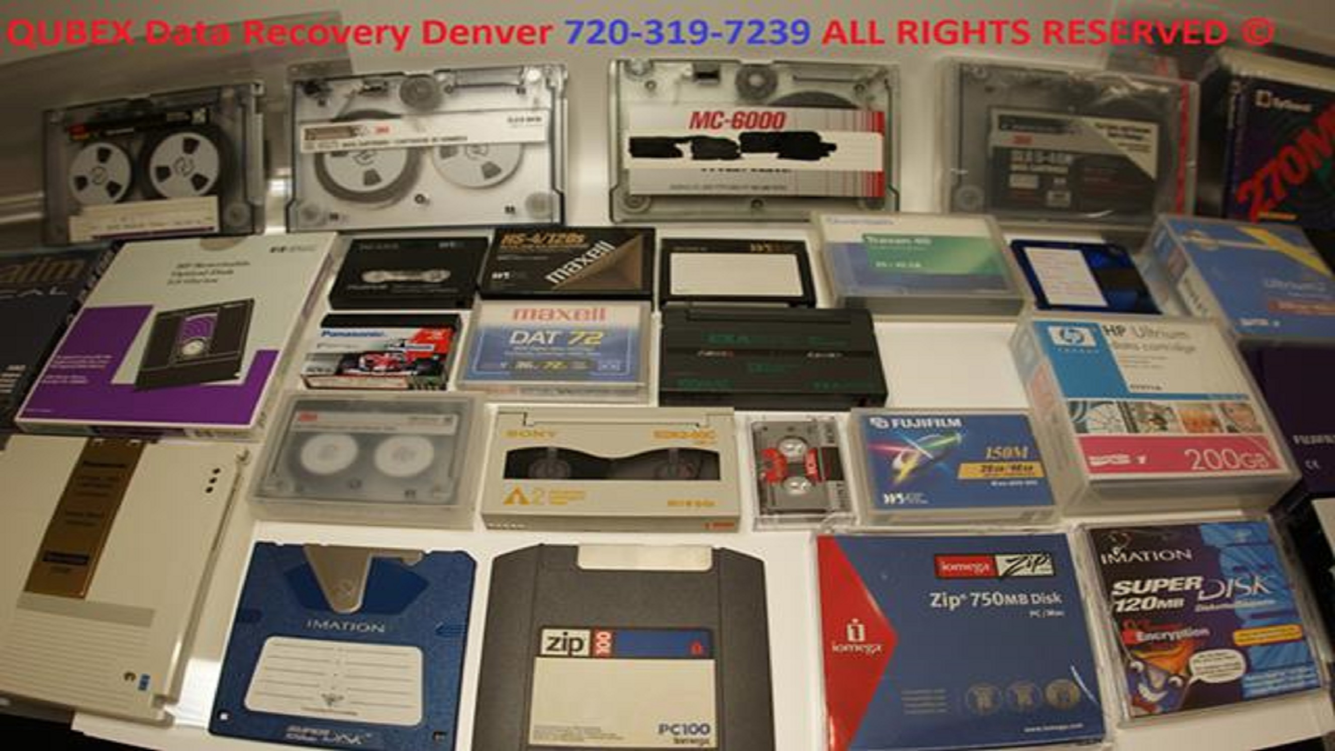 Backup Tape data recovery QUBEX Data Recovery of Denver
