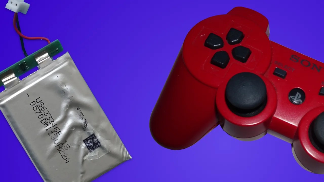 Using a Dualshock 4 Battery in a Dualshock 3 Qubits & Bytes