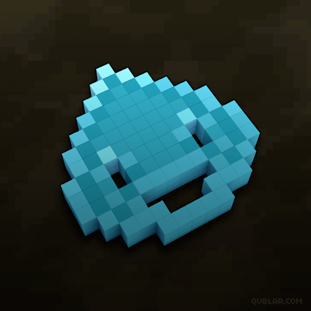 Element Token Water QUBLAR 3DPrint Board Game