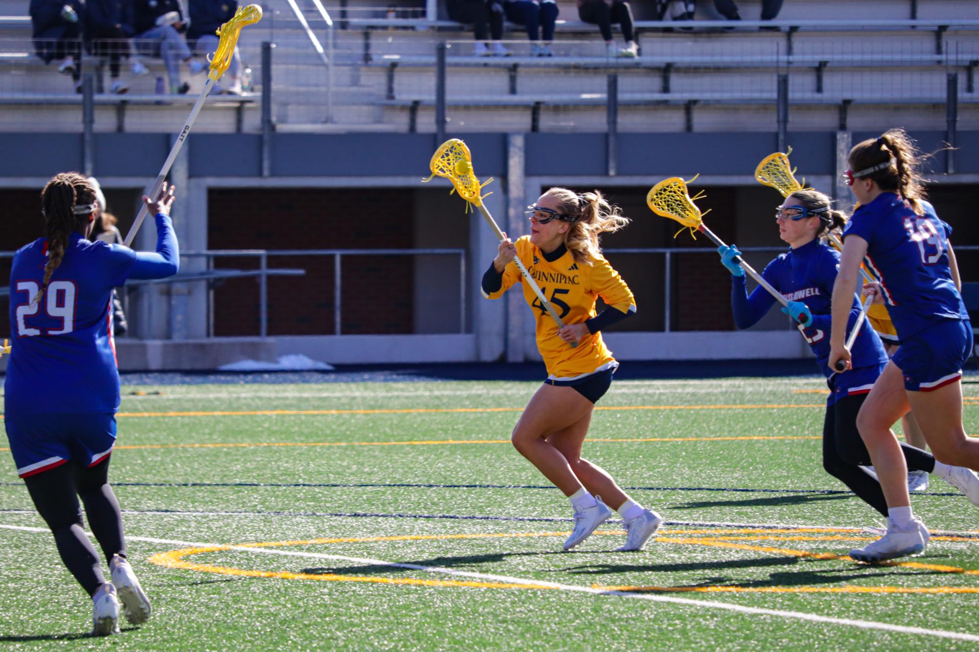 Quinnipiac women’s lacrosse can’t offensive woes, remain