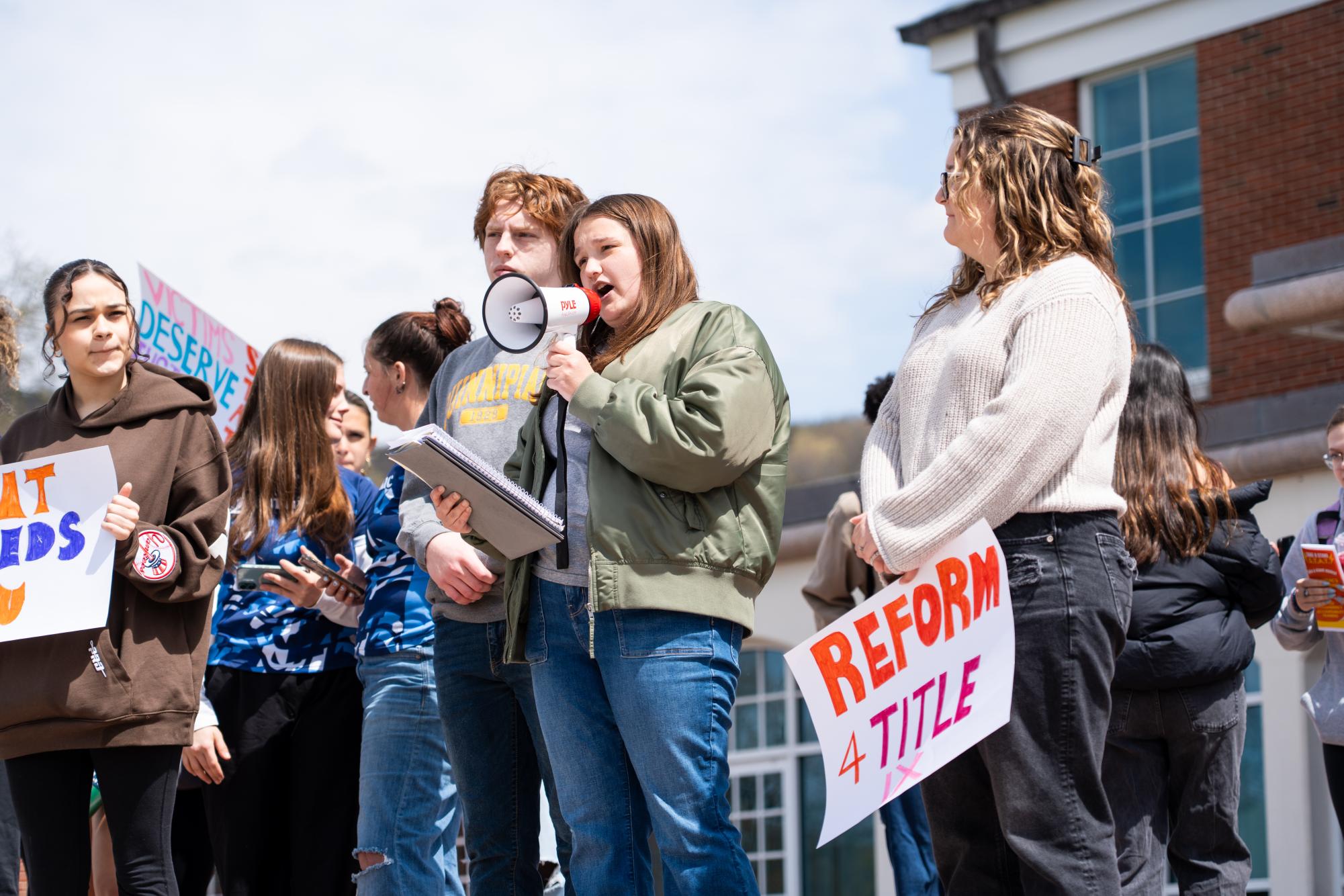 Quinnipiac Students Lead Protest Demand Change And Accountability In