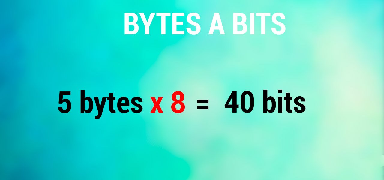 ¿Cuántos bits hay en un byte y viceversa? Ejemplos y conversiones