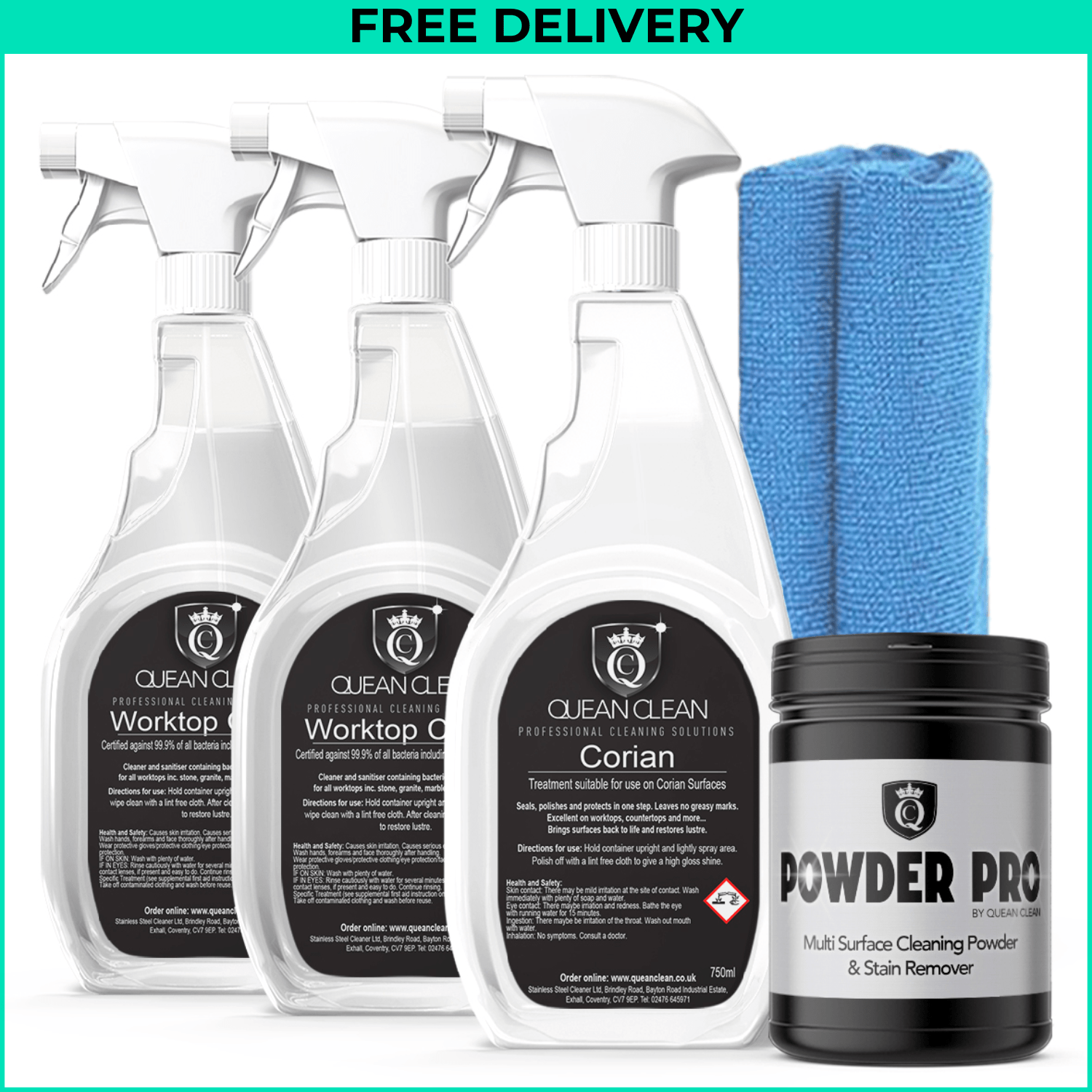 Corian Worktop Cleaner Corian Maintenance Kit Value Pack