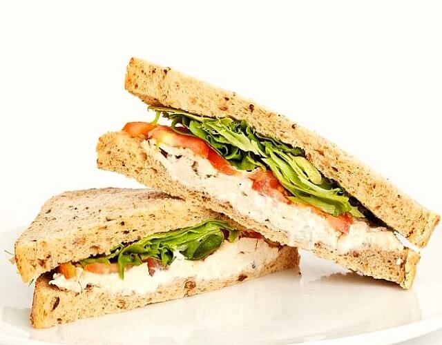 Receta de Sándwich de pollo