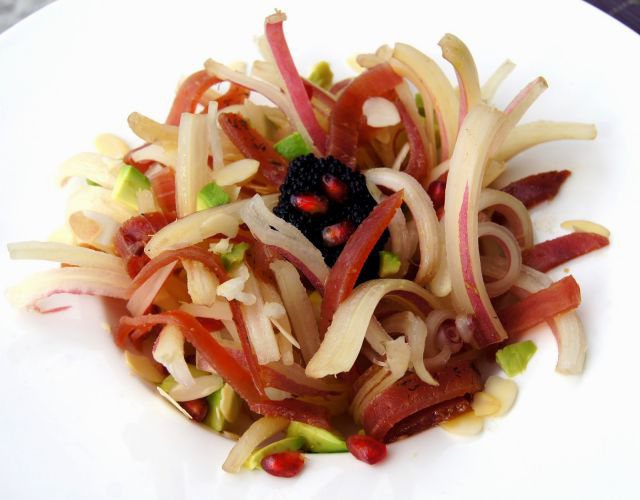 Receta de Ensalada de Cardo rojo