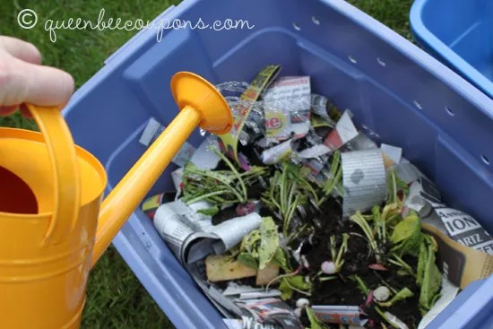 Worm compost bin in 10 easy steps! With video tutorial from my 4yrold son