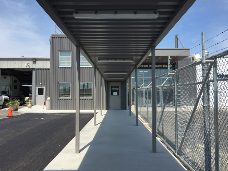 Flat Metal Walkway Covers