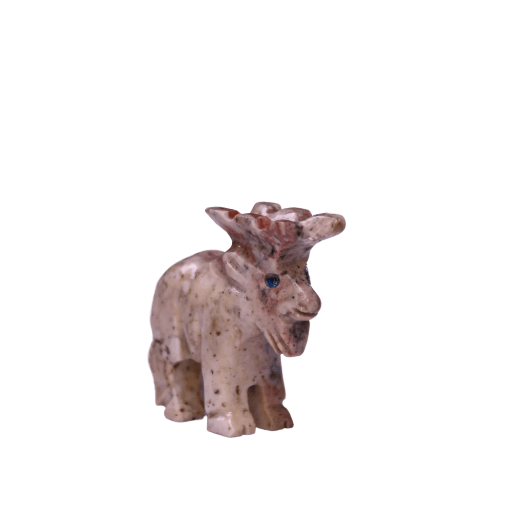 Dolomite Moose Statue Queen City Curio & Apothecary