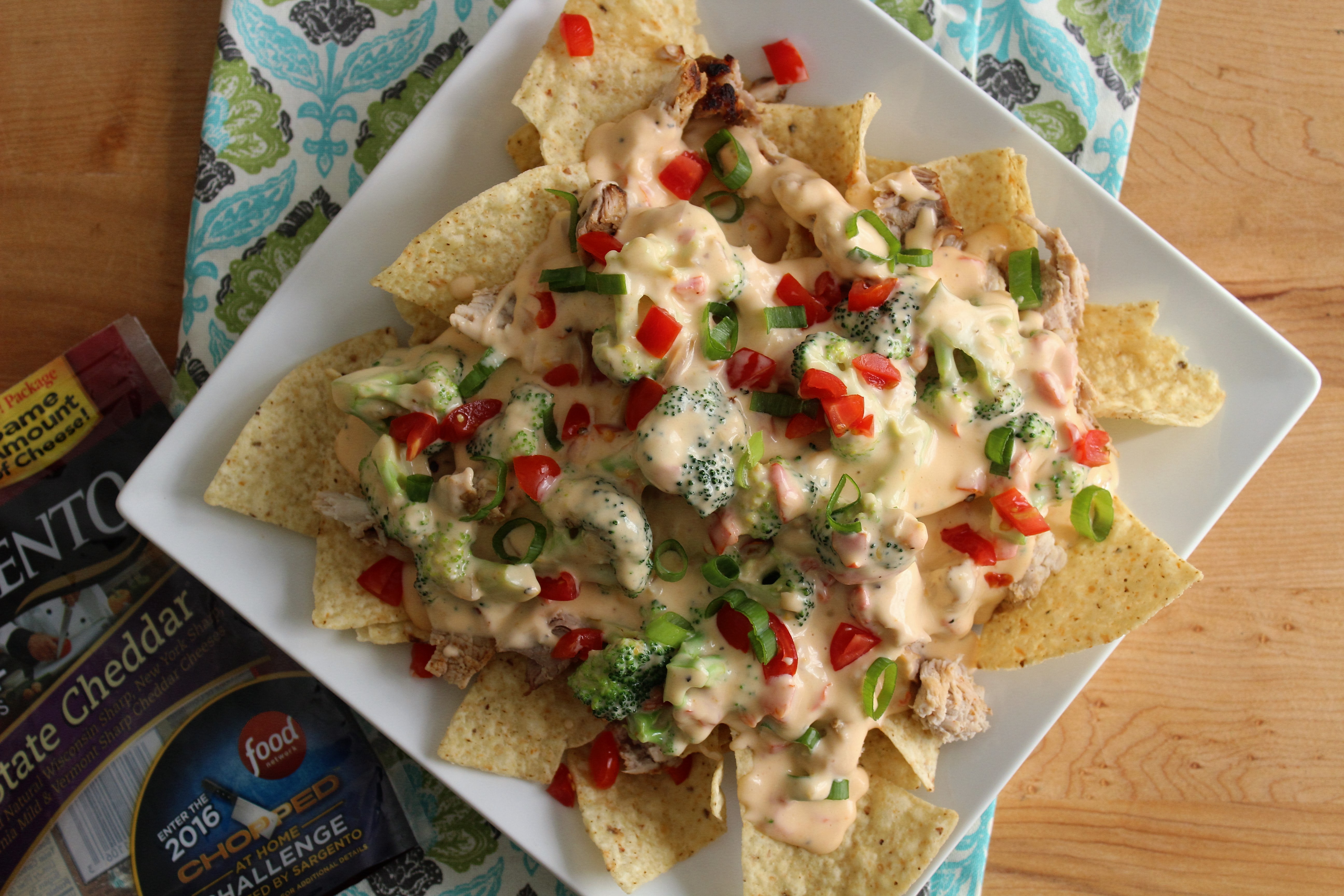 Pork Nachos with Tomato Broccoli Fondue Queen City Kitchen