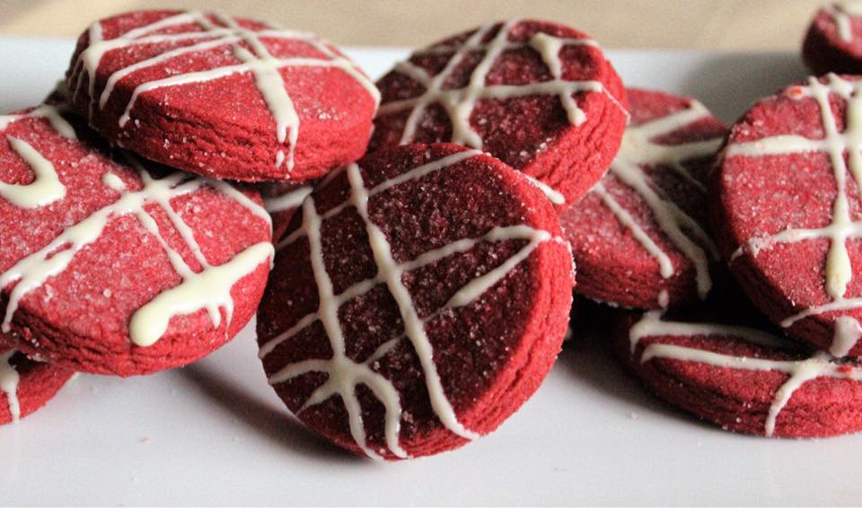 Red Velvet Shortbread Cookies Queen City Kitchen
