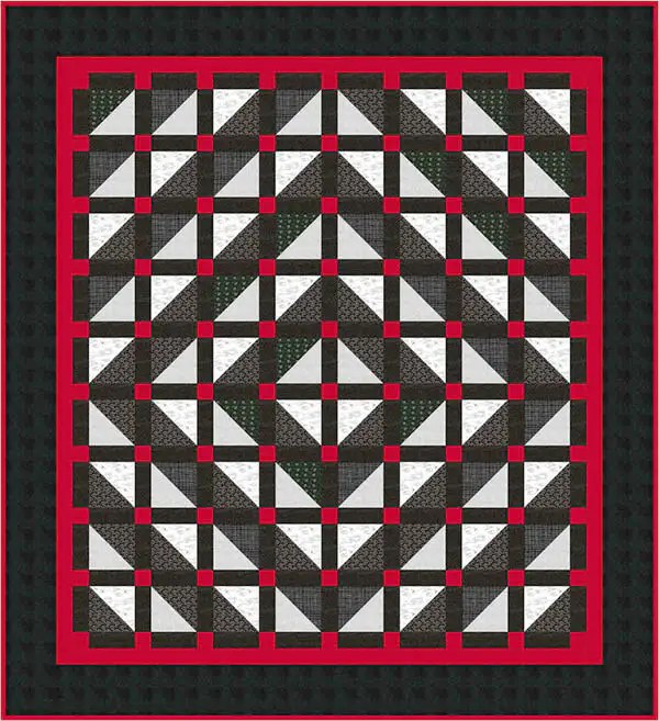 Half Square Triangles Queen of Stitching