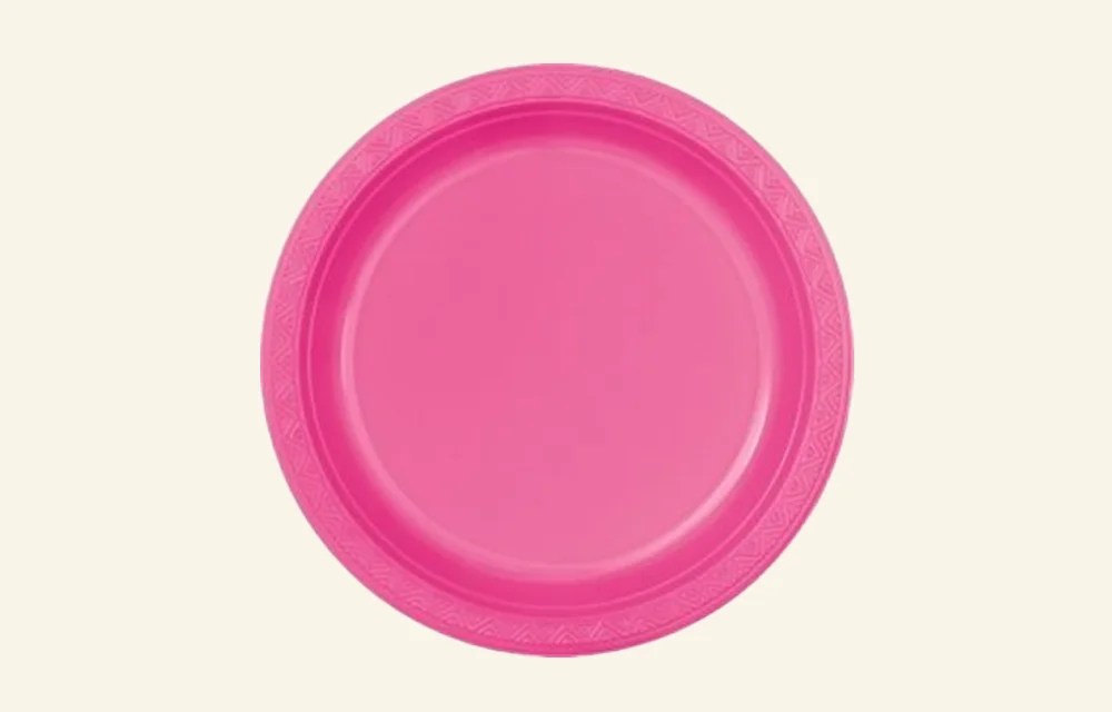 Hot Pink Plates Queenparty