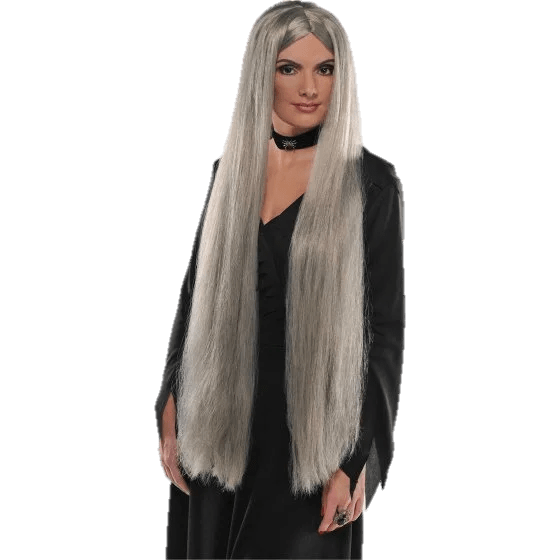 Grey Long Wig Queenparty