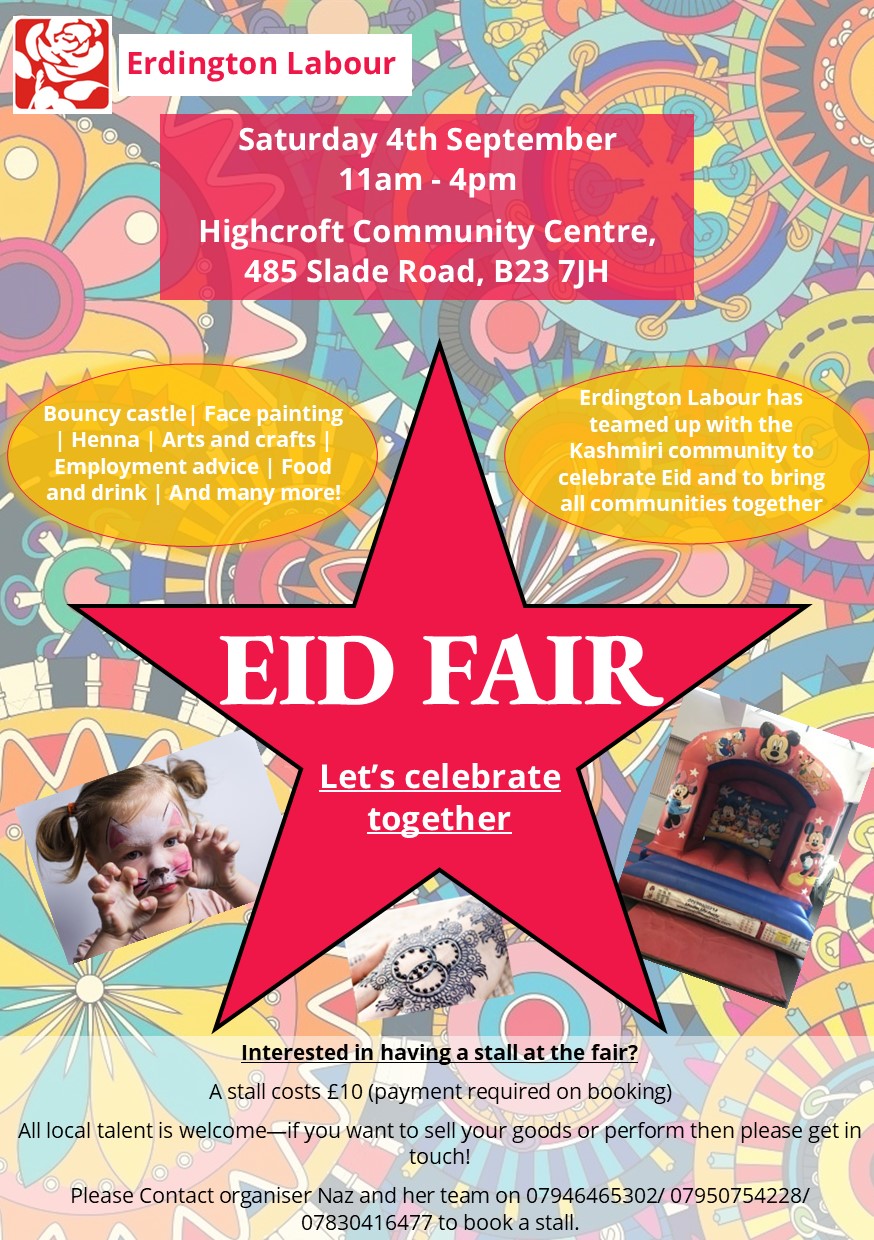 Eid Fair Queensbury School