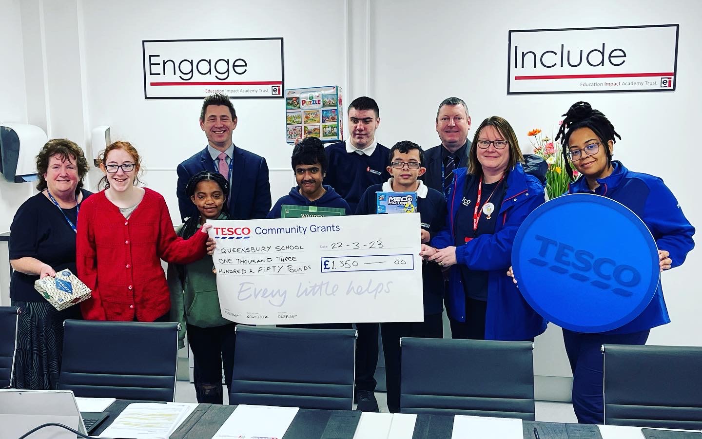 Tesco Community Grant Queensbury School