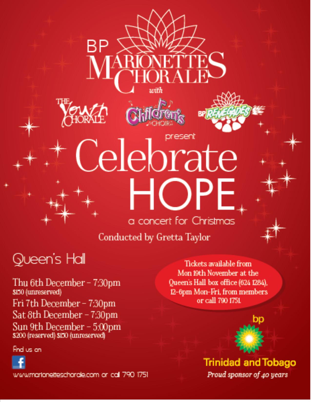 Chorale Christmas Concert Queen's Hall. The home of the