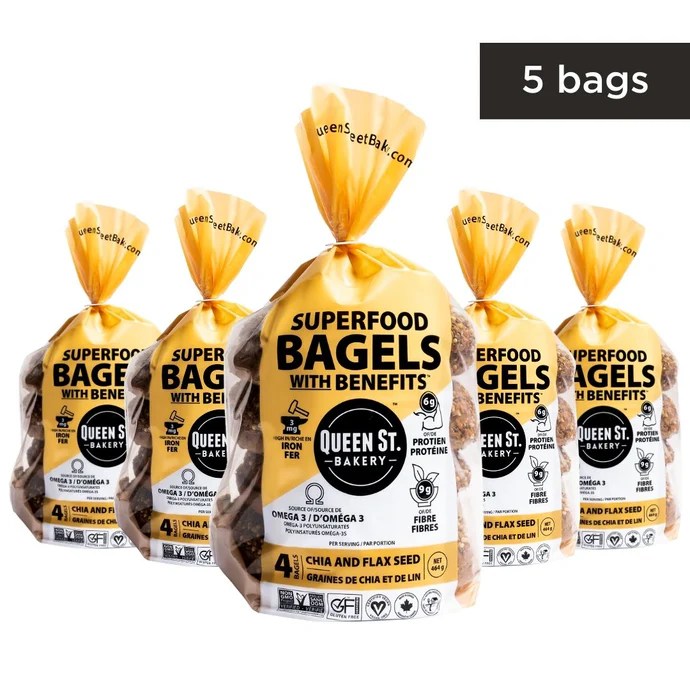 Chia & Flax Seed Superfood Bagel Box Queen St. Bakery