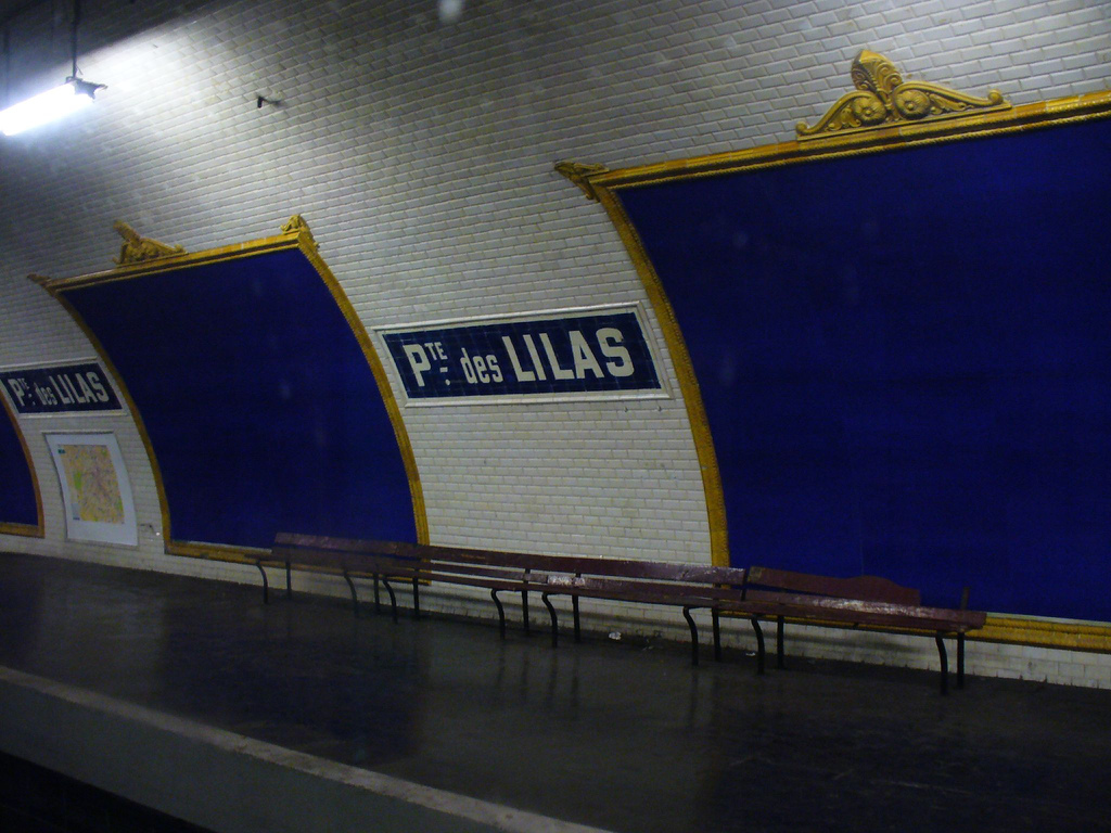 Visite de la station de Métro Porte des Lilas Cinéma