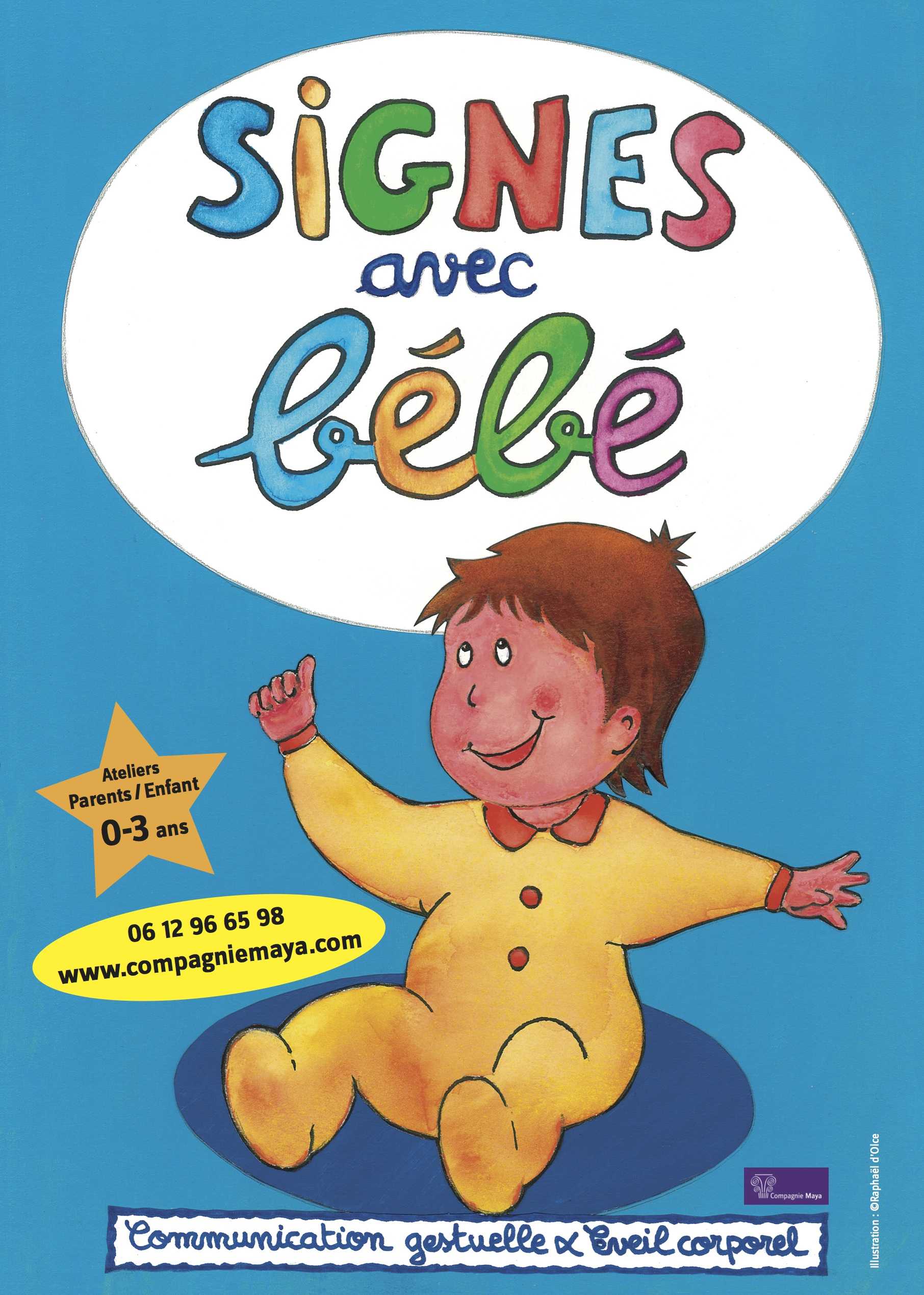 Ateliers SIGNES AVEC BÉBÉ Parents/Enfant 03 ans Que