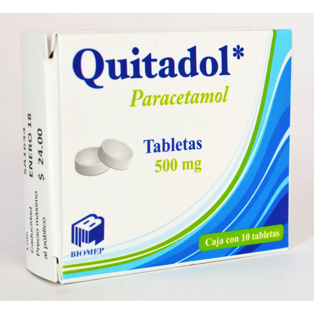 Quitadol ¿Para qué Sirve? Dosis Fórmula y Genérico