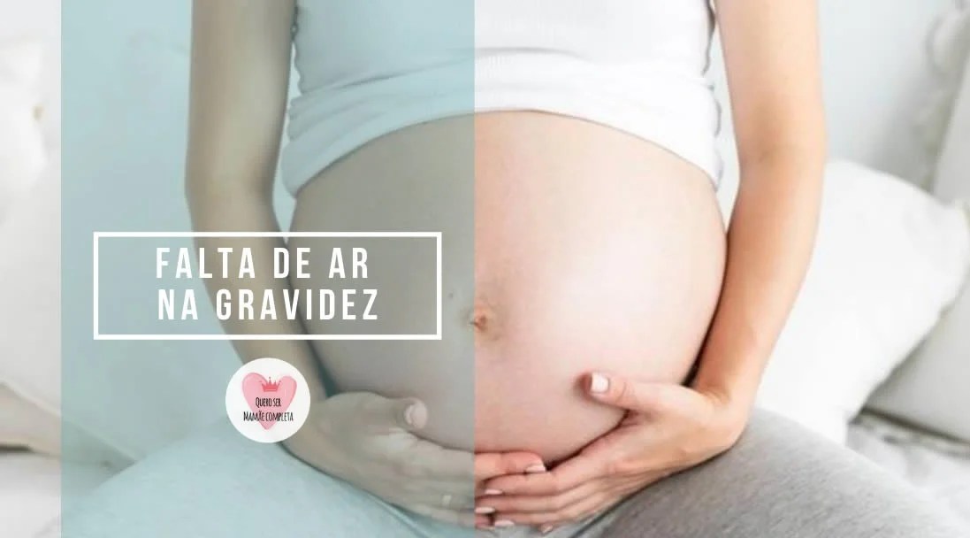 Falta de ar na gravidez Mamãe Completa Cursos