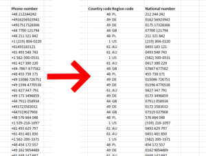 Phone numbers in Excel: validating, parsing, and formatting - QueryStorm