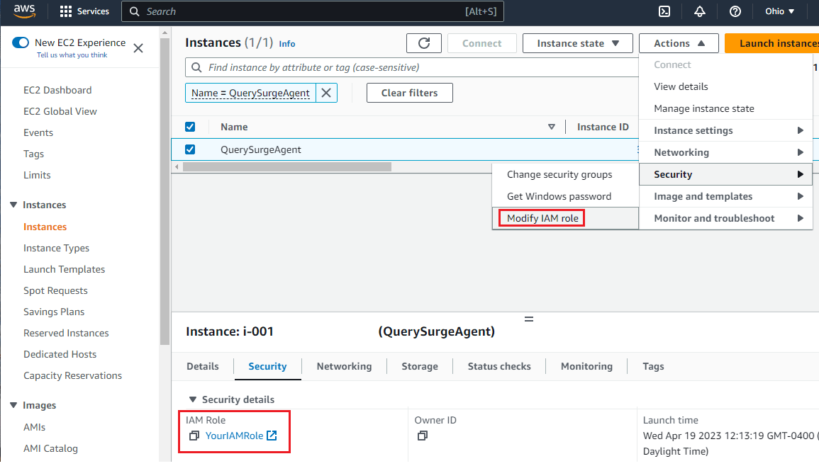 Configuring Connections Amazon Athena using EC2 Instance Profile IAM