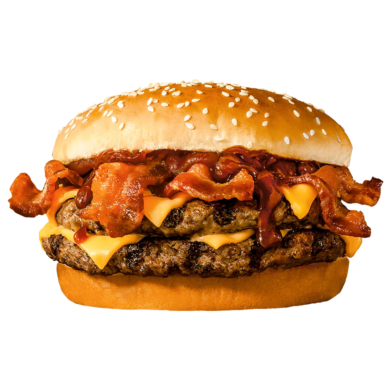Hamburguesa Con Queso Y Bacon Burger King Irresistible Sabor Queso