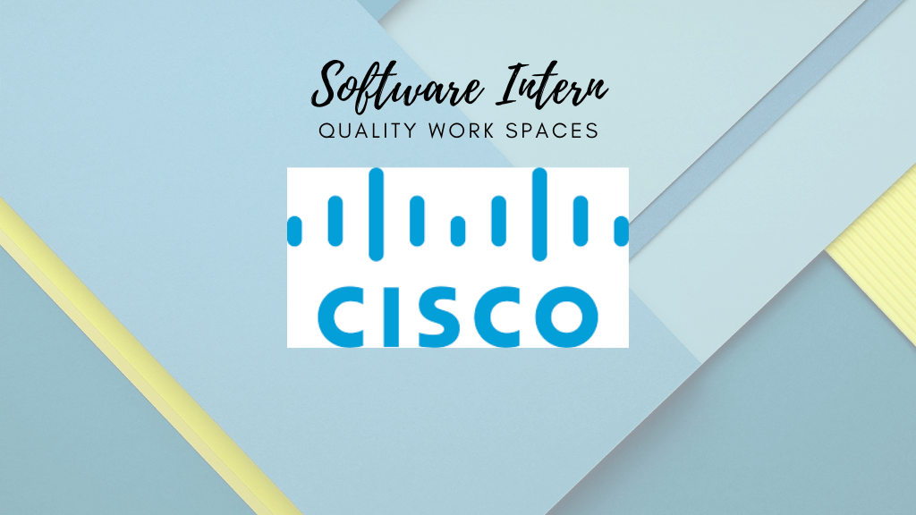 Cisco Internship 2021 Hiring for Software Consulting Engineer Intern