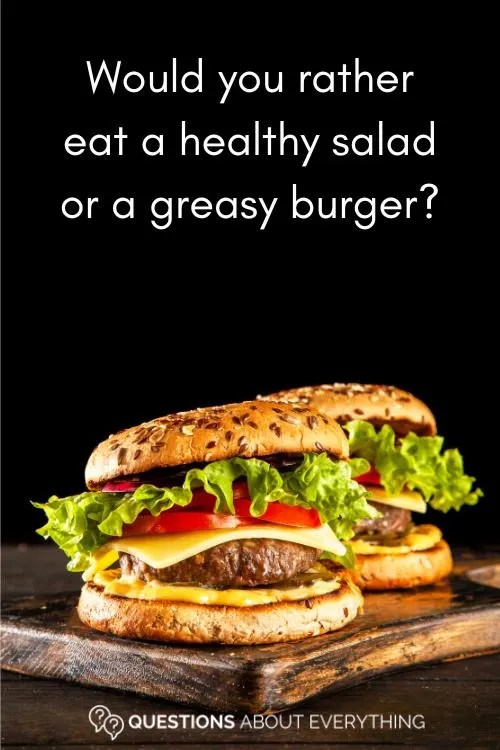 80 Fun Would You Rather Food Questions (This or That)