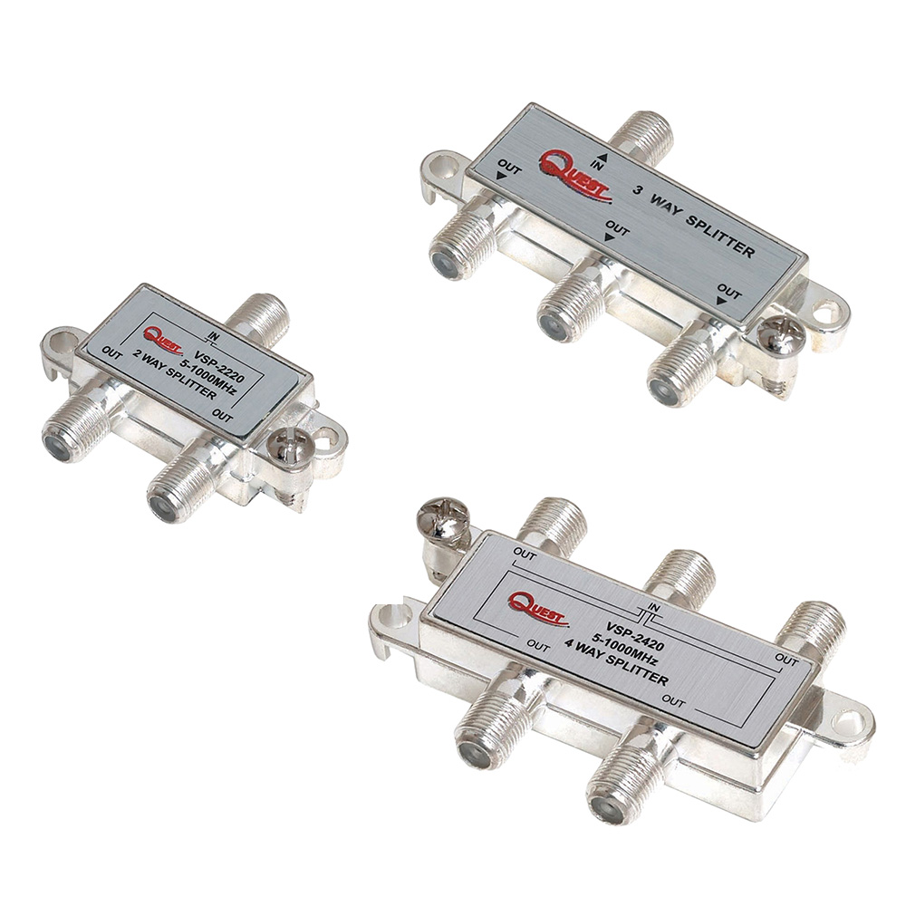 CABLE TV DIGITAL HORIZONTAL SPLITTER, 1GHZ Quest Technology International
