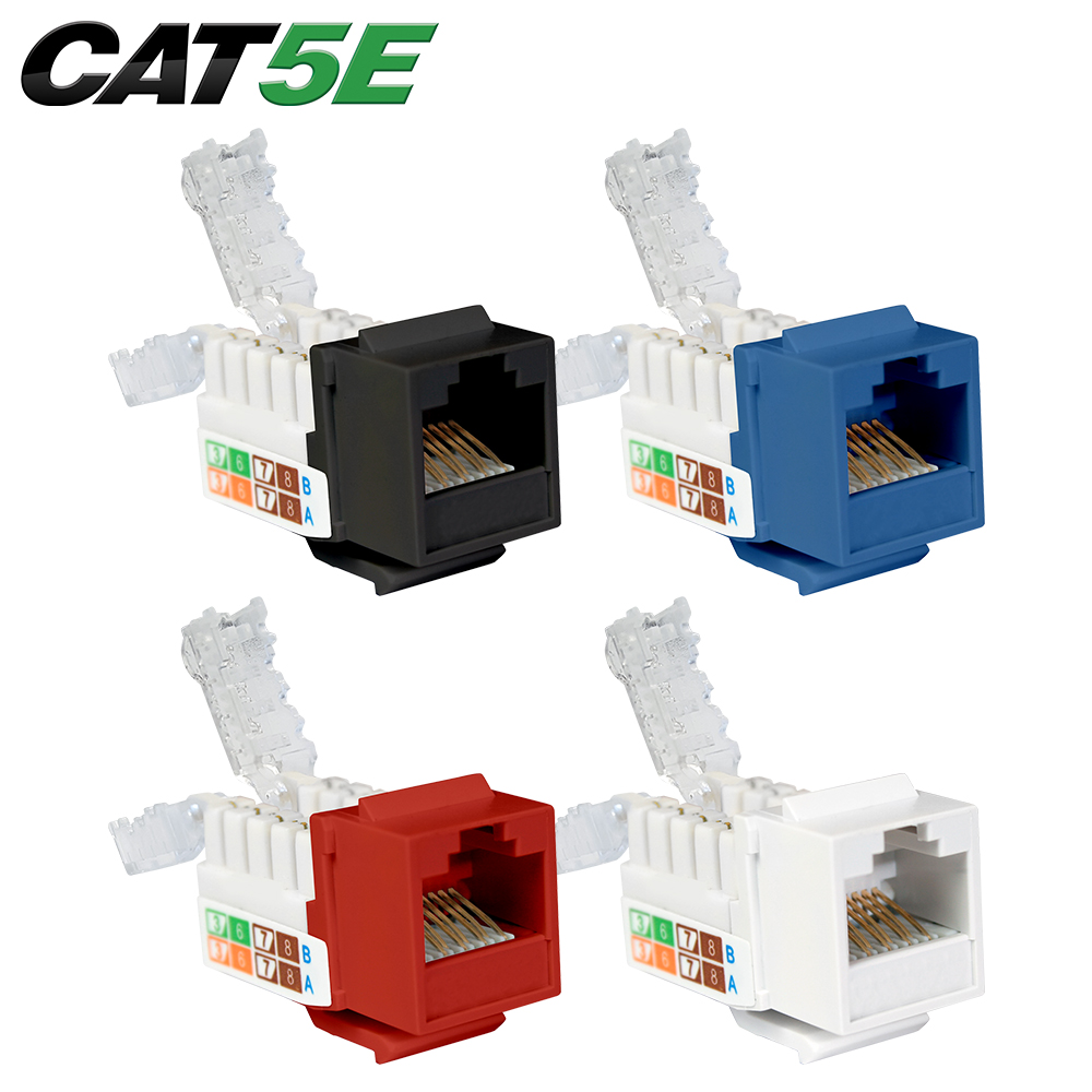 CAT5E TOOLESS KEYSTONE JACKS, 8P8C Quest Technology International