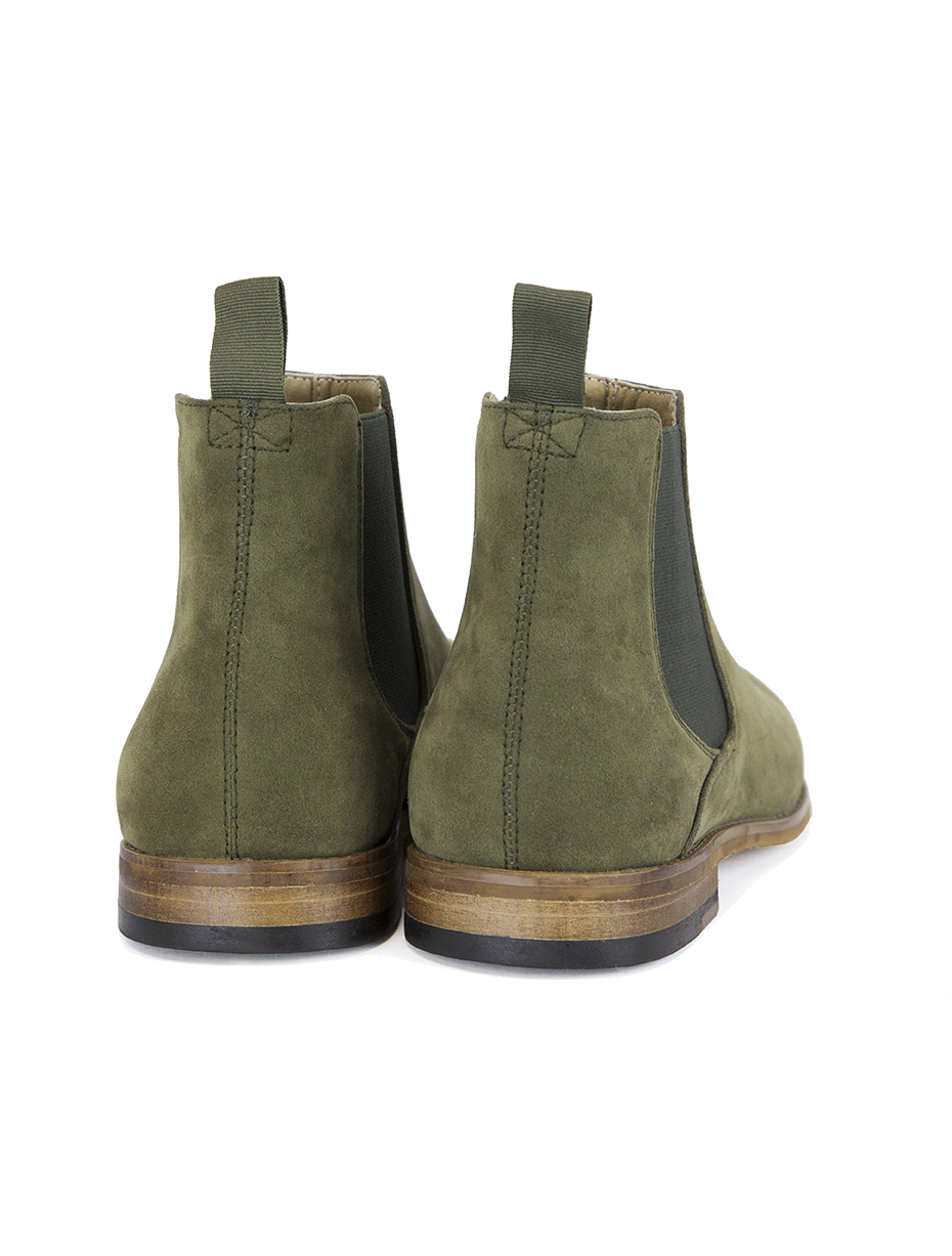 CHELSEA BOOTS OLIVE Queu Queu