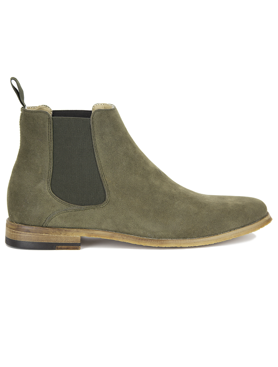CHELSEA BOOTS OLIVE Queu Queu